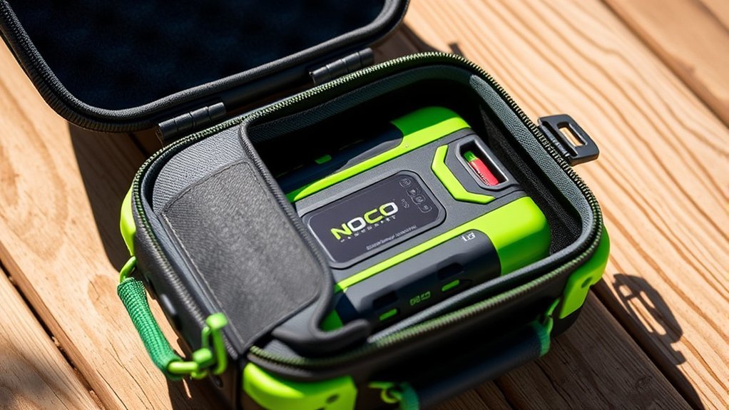 durable portable jump starter case