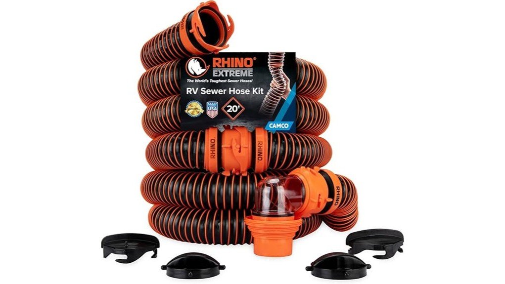 durable rv sewer hose kit