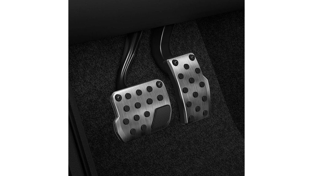 durable stainless steel pedals