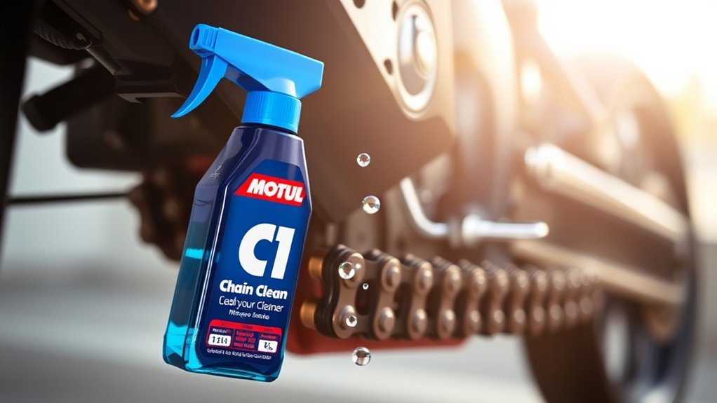 effective motorcycle chain cleaner