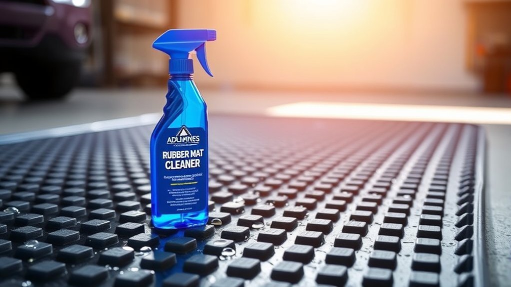 effective rubber mat cleaner