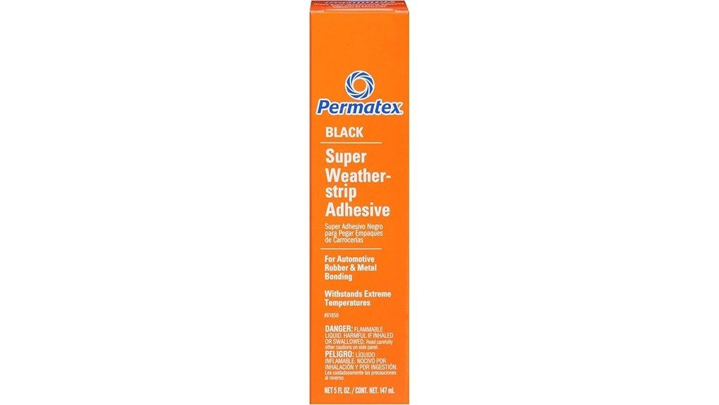effective weatherstrip adhesive product