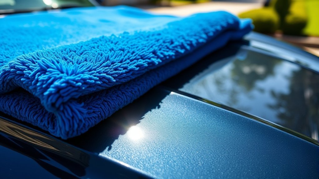 efficient drying car towel
