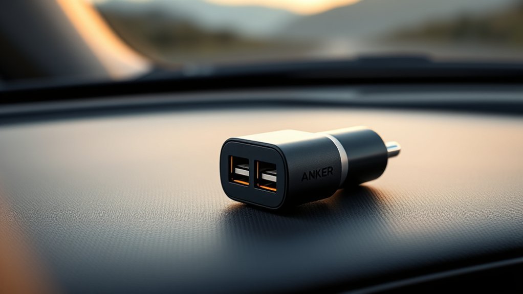 efficient dual port car charger