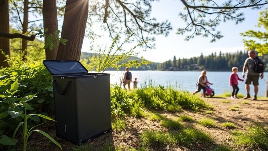 efficient outdoor waste management