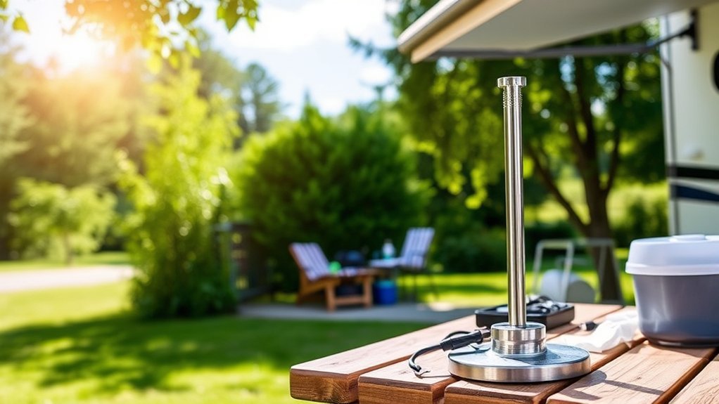 efficient rv tank cleaning