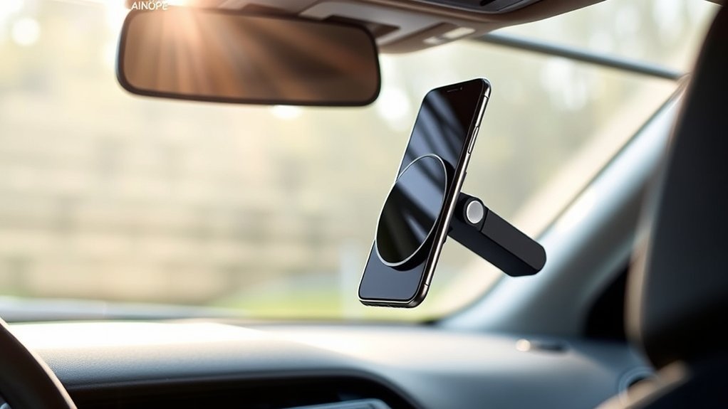 effortless smartphone car mount