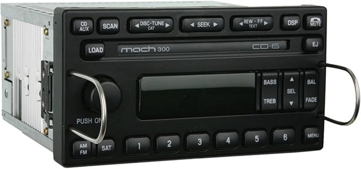 ford radio removal keys