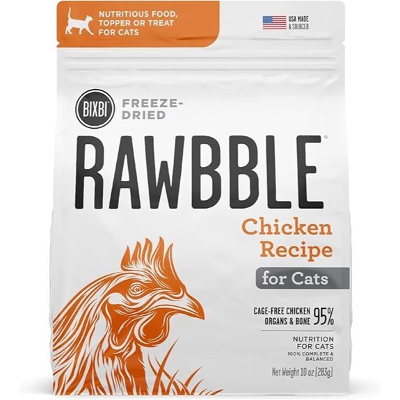 BIXBI Rawbble Freeze Dried Cat Food - Chicken