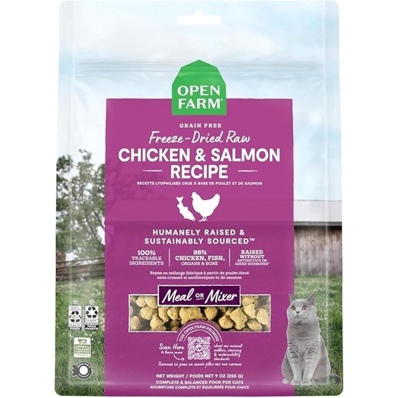 Open Farm Freeze Dried Raw Cat Food (Chicken & Salmon)
