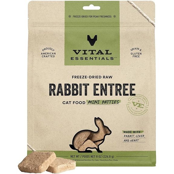 Vital Essentials Freeze Dried Raw Cat Food - Rabbit
