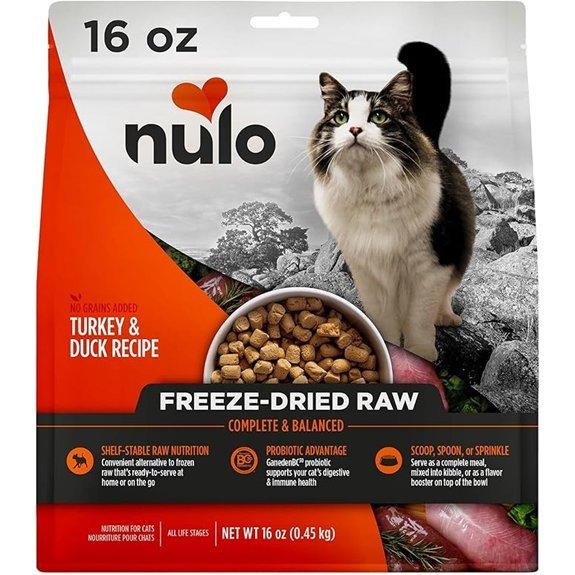 Nulo Freestyle Freeze-Dried Raw Cat Food (Turkey & Duck)