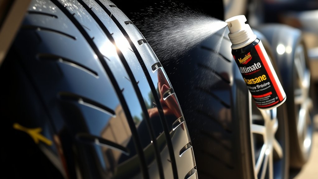 glossy durable tire protection