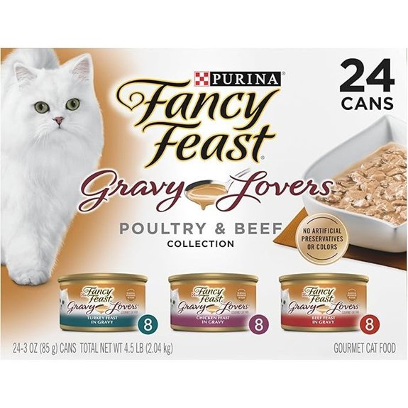 Purina Fancy Feast Gravy Lovers Wet Cat Food Variety Pack