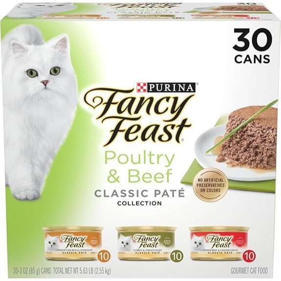 Fancy Feast Grain Free Wet Cat Food Variety Pack
