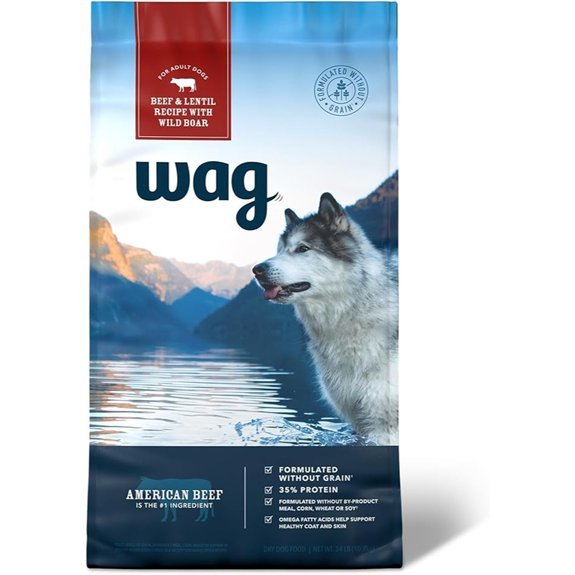 Wag Grain-Free Beef & Lentil Dog Food (24 lb)