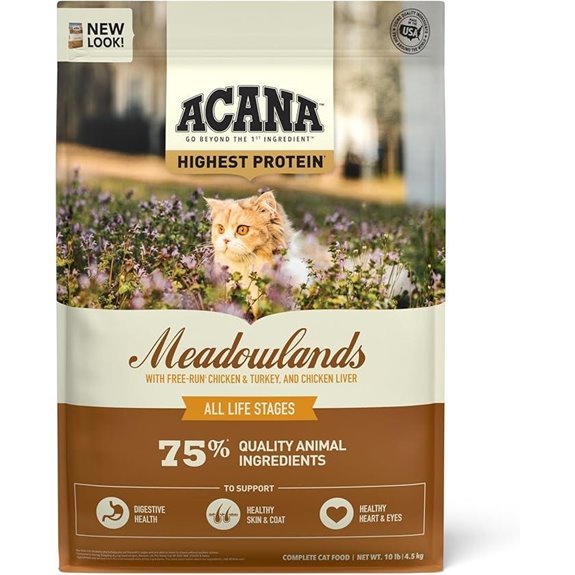 ACANA Grain-Free Dry Cat Food (Meadowlands 10lb)