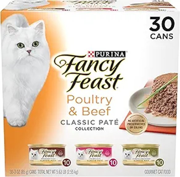Fancy Feast Grain Free Wet Cat Food Variety Pack