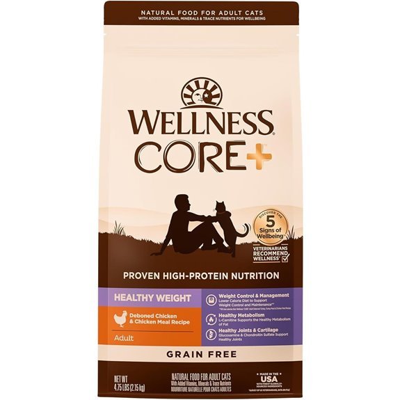 Wellness CORE+ Grain Free Dry Cat Food (4.75 lb)