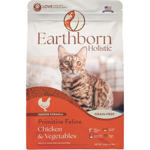 Earthborn Holistic Grain-Free Dry Cat Food (4 lb)