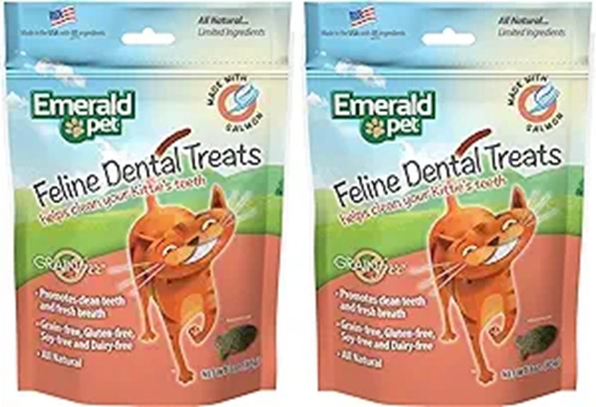 Emerald Pet Salmon Grain-Free Dental Treats (2-Pack)