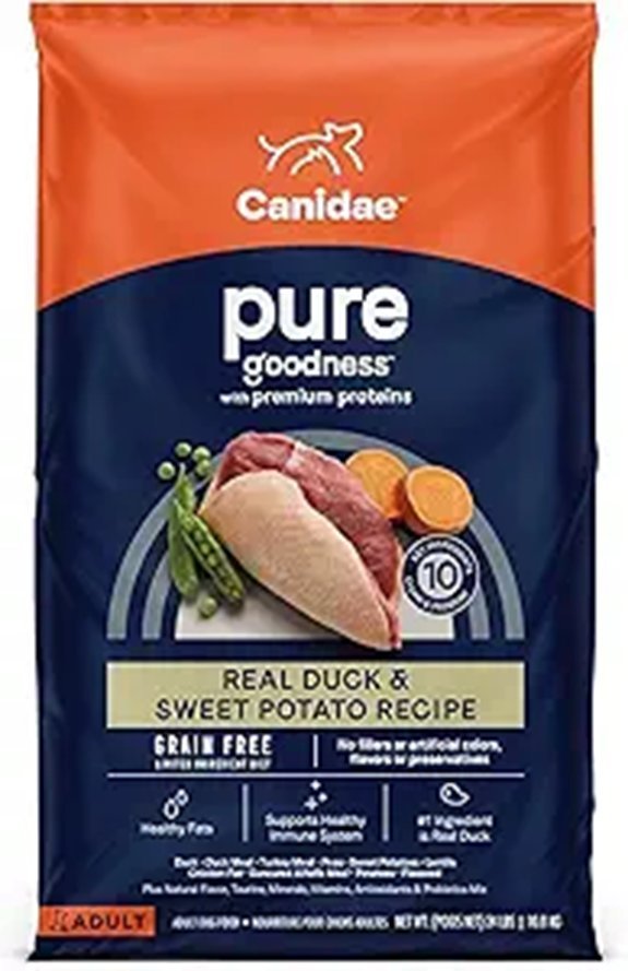 CANIDAE Grain Free PURE Sky Dog Dry Formula with Fresh Duck 24 lbs