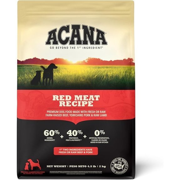 ACANA Grain Free Dry Dog Food Red Meat Recipe 4.5lb Bag