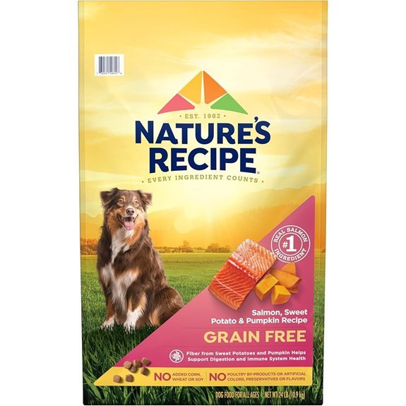 Nature’s Recipe Grain Free Salmon Dog Food 24 lb