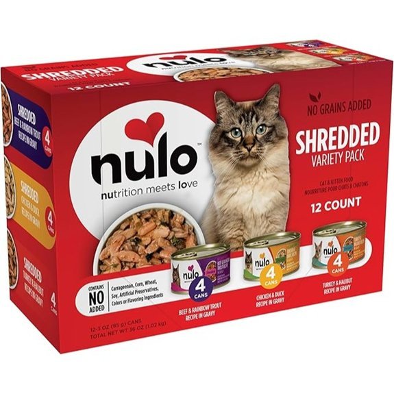 Nulo Grain-Free Shredded Wet Cat Food (Pack of 12)