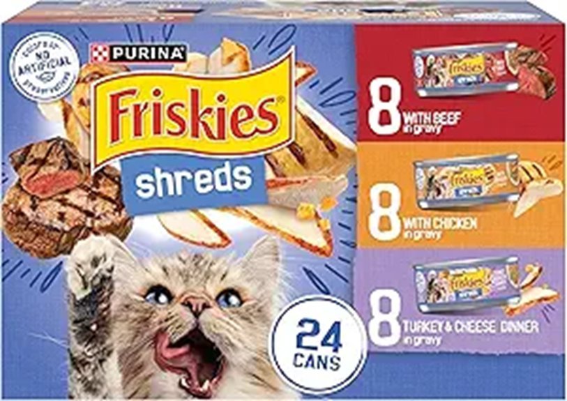 Purina Friskies Gravy Wet Cat Food Variety Pack