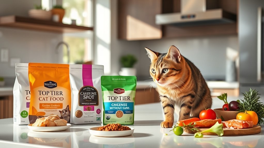 gum free cat food options