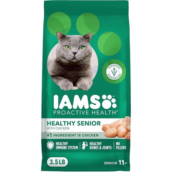 IAMS Proactive Health Healthy Senior Dry Cat Food with Chicken 3.5 lb. Bag