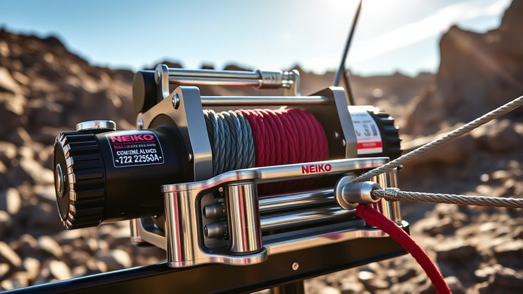 heavy duty winch with versatility