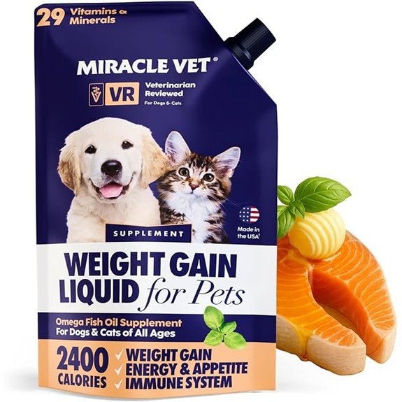 Miracle Vet High-Calorie Weight Gainer for Pets