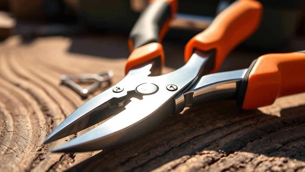 high leverage precision cutting pliers