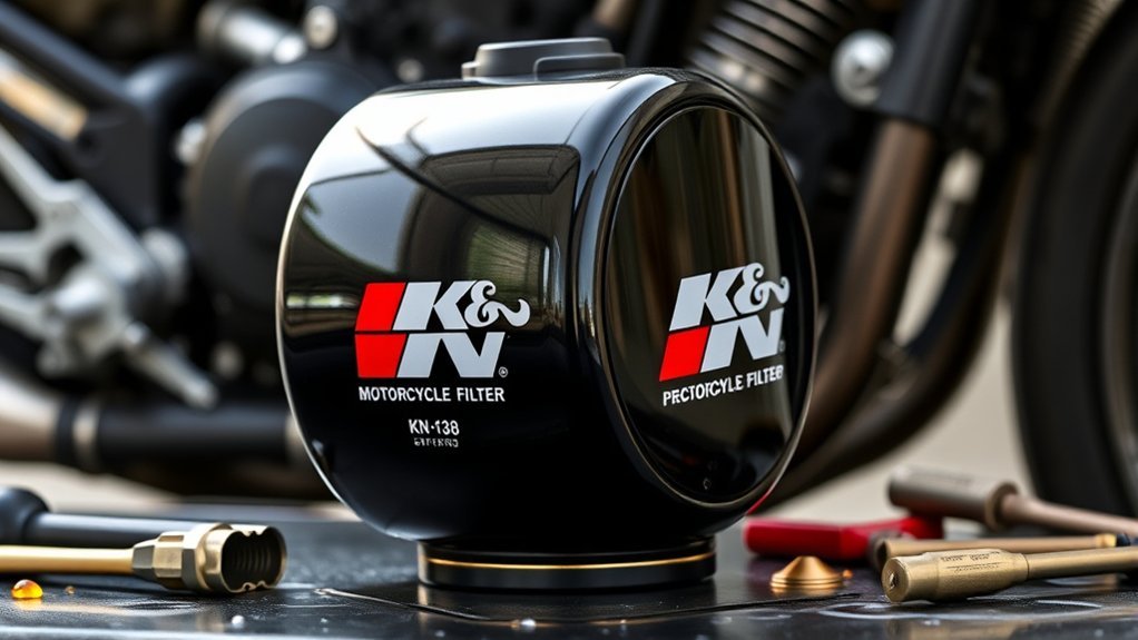 high performance motorcycle oil filter