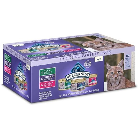 Blue Buffalo Wilderness High Protein Wet Cat Food Variety Pack