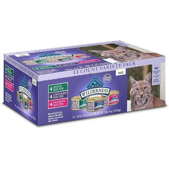 Blue Buffalo Wilderness High Protein Wet Cat Food Variety Pack