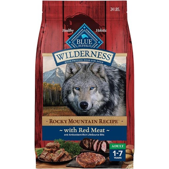 Blue Buffalo Wilderness High-Protein Dog Food (24lb)