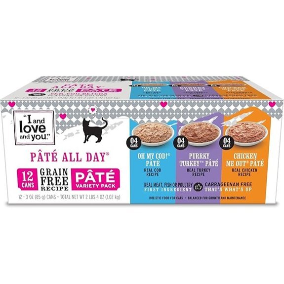 I AND LOVE AND YOU Cat Food Variety 3 Ounce 12 Pack