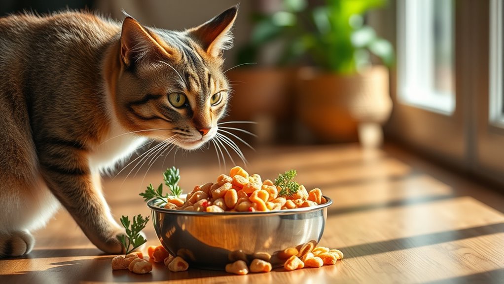 key factors for chicken cat food
