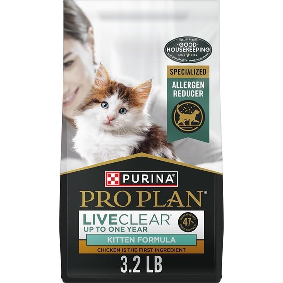 Purina Pro Plan LiveClear Dry Cat Food for Kittens