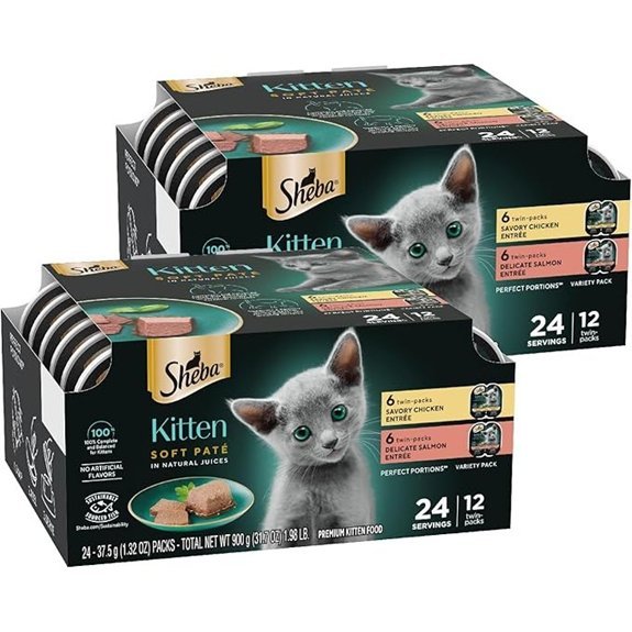 Sheba Perfect Portions Kitten Wet Cat Food Twin-Pack