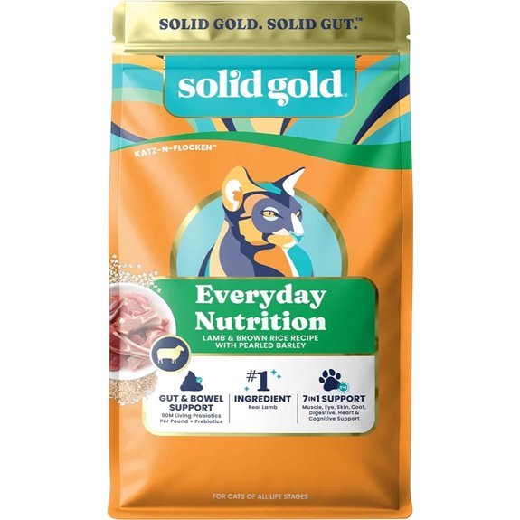 Solid Gold Dry Cat Food with Lamb & Probiotics