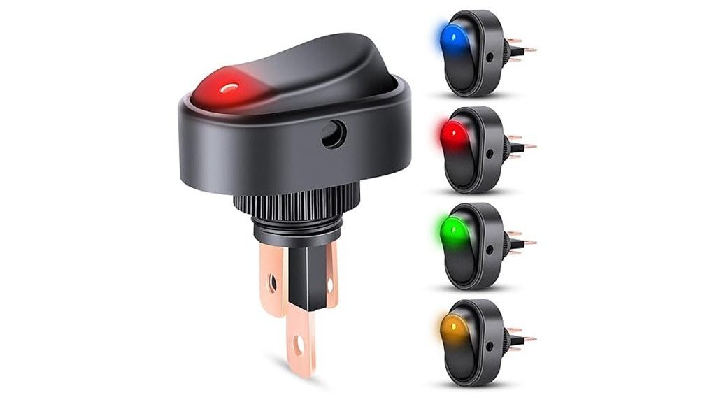 led rocker switch review