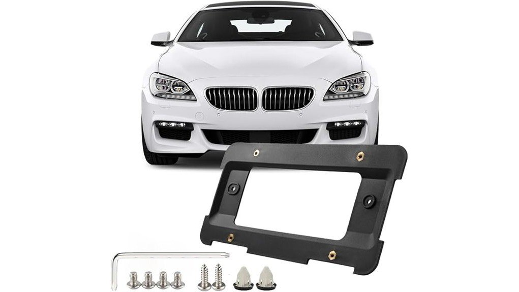 license plate frame review