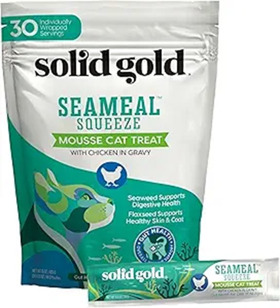 Solid Gold Lickable Cat Treats with Chicken SeaMeal