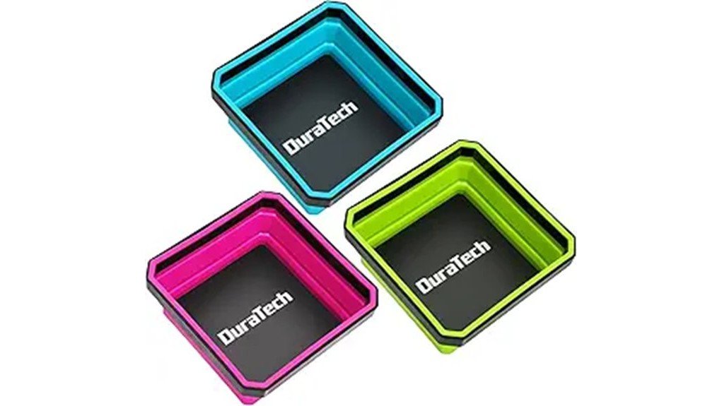 magnetic foldable parts tray