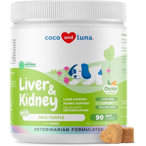 Milk Thistle Soft Chews for Dogs (90 Count)