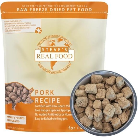 Steve's Real Food Freeze-Dried Raw Pork Nuggets